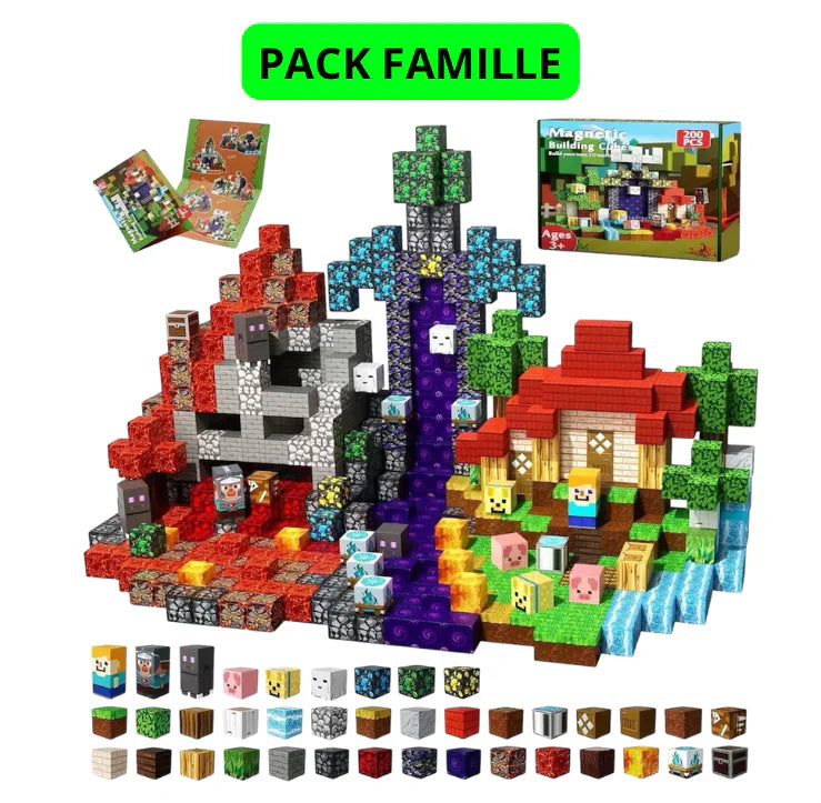 Blocs de jeu magnétiques qui Stimule et Apaise |MAGNETIX