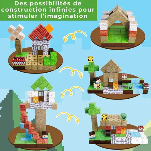 Blocs de jeu magnétiques qui Stimule et Apaise |MAGNETIX