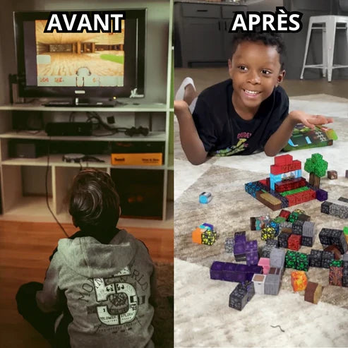 Blocs de jeu magnétiques qui Stimule et Apaise |MAGNETIX