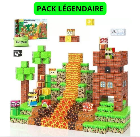 Blocs de jeu magnétiques qui Stimule et Apaise |MAGNETIX