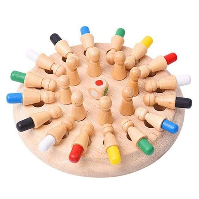 WoodJoy™ - jeu d'échecs à mémoire couleur