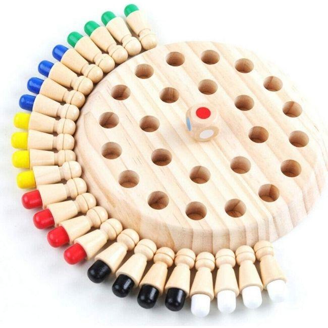 WoodJoy™ - jeu d'échecs à mémoire couleur