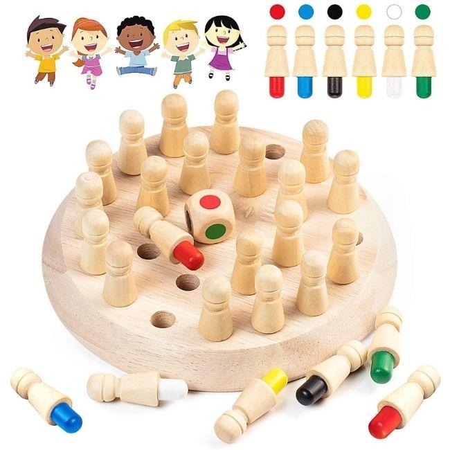 WoodJoy™ - jeu d'échecs à mémoire couleur