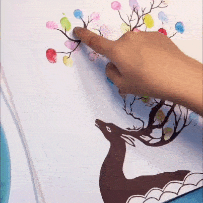 Painty - Kit de Peinture au Doigt Ludique et Créatif