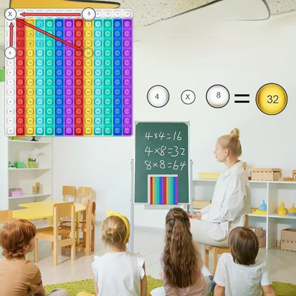 Boardtoy - Jeu de Pratique des Tables de Multiplication 12x12 Portable