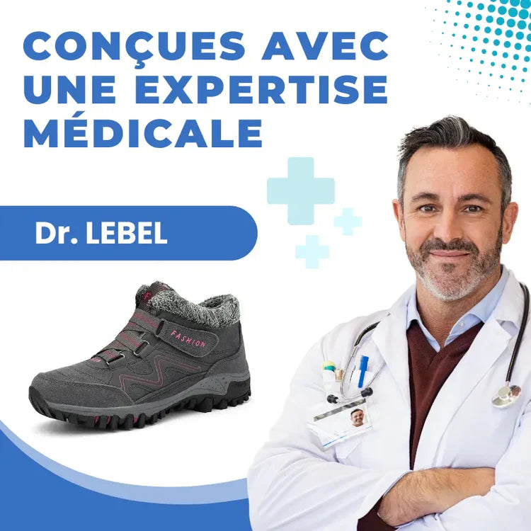 AlperBoots™ - Bottes orthopédiques de Randonnée d'Hiver Fourrées