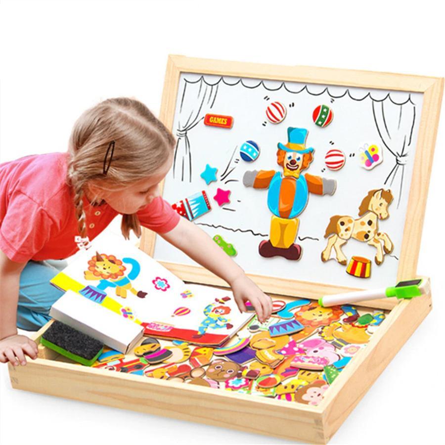 Magnetic Puzzle™- Planche à dessin magnétique pour enfants.