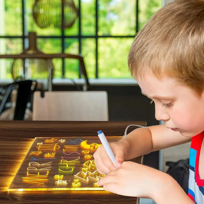 Lumiboard - Tableau de Dessin Lumineux à LED pour Enfants