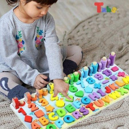 Tabs™ - Puzzle éducatif alphanumérique