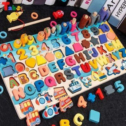 Tabs™ - Puzzle éducatif alphanumérique