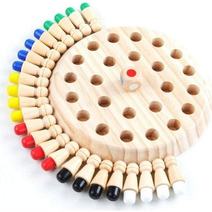 WoodJoy™ - jeu d'échecs à mémoire couleur