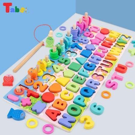 Tabs™ - Puzzle éducatif alphanumérique