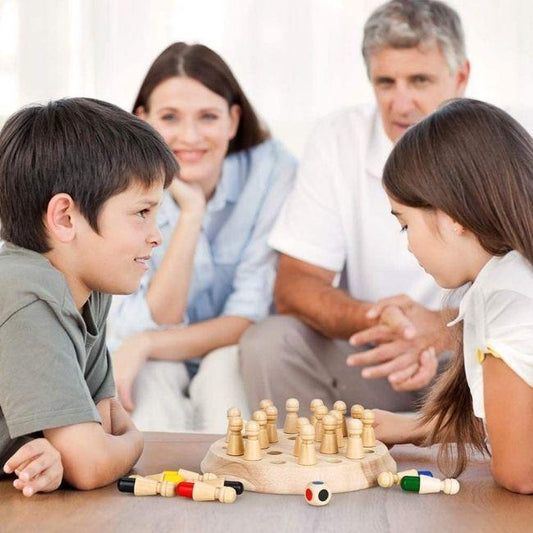 WoodJoy™ - jeu d'échecs à mémoire couleur