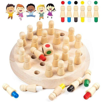 WoodJoy™ - jeu d'échecs à mémoire couleur