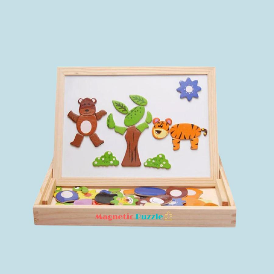 Magnetic Puzzle™- Planche à dessin magnétique pour enfants.