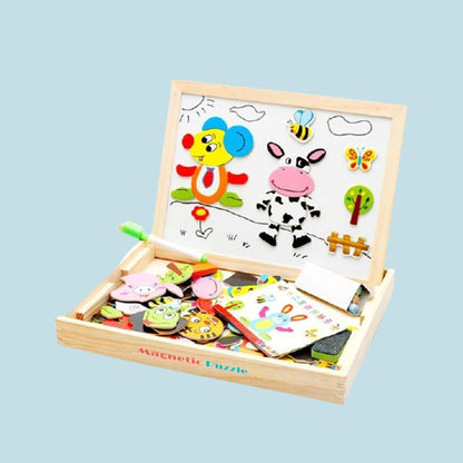 Magnetic Puzzle™- Planche à dessin magnétique pour enfants.