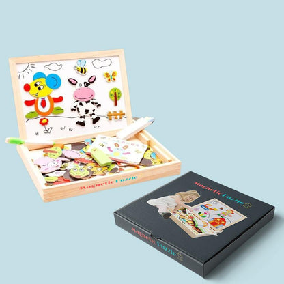 Magnetic Puzzle™- Planche à dessin magnétique pour enfants.